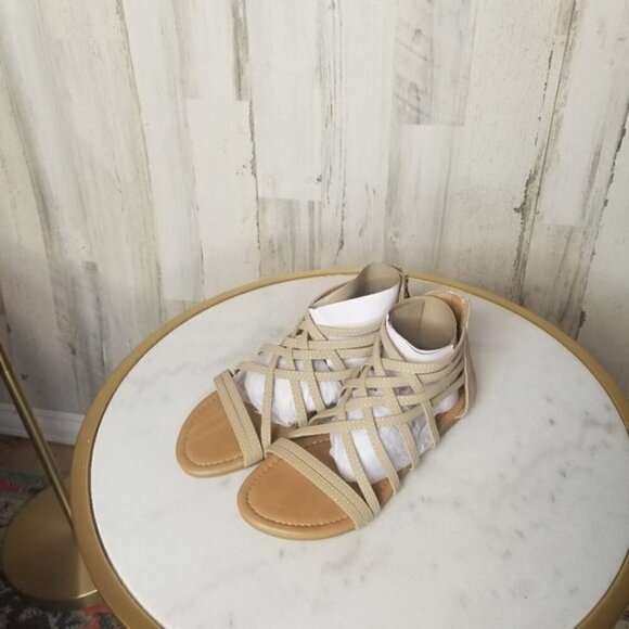 Journee Collection HANNI GLADIATOR SANDAL Beige - Picture 8 of 9